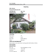 Memorial Cottage Heritage Register